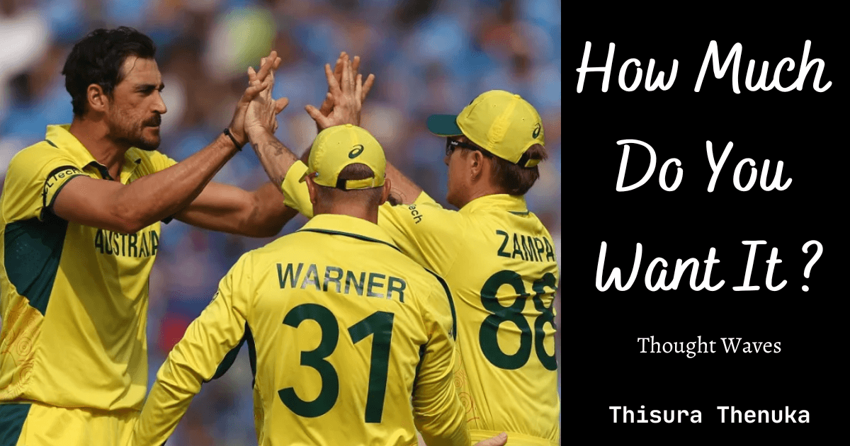 How Much Do You Want It?